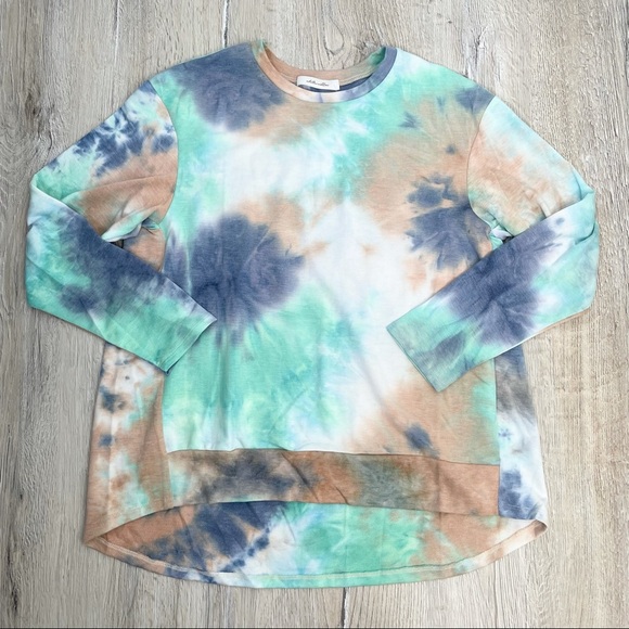 White Willow Tie-Dye Sweater Sz Small - Picture 11 of 13